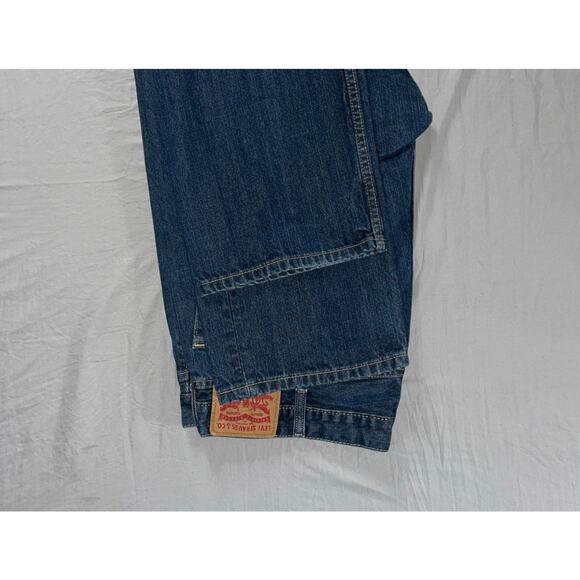 Levi's 505 Regular Straight 5-Pocket 100% Cotton Denim Jeans. Men's 40X30, GUC! - Picture 4 of 9